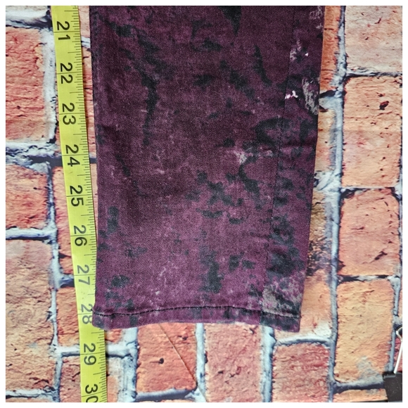 Rag & Bone Galaxy Print Legging Skinny Ankle Jeans, Purple, Size 29 - Picture 13 of 13